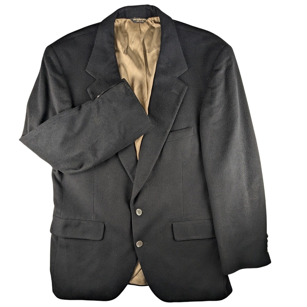 Mark Shale 100% Cashmere Wool‎ Blazer Sport Coat Business Jacket Size 44R?(Read)